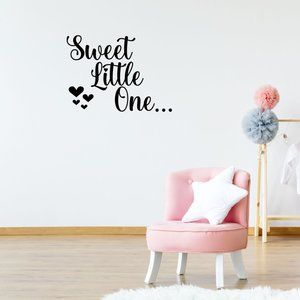 Sweet Little One Nursery Vinyl Wall Decal